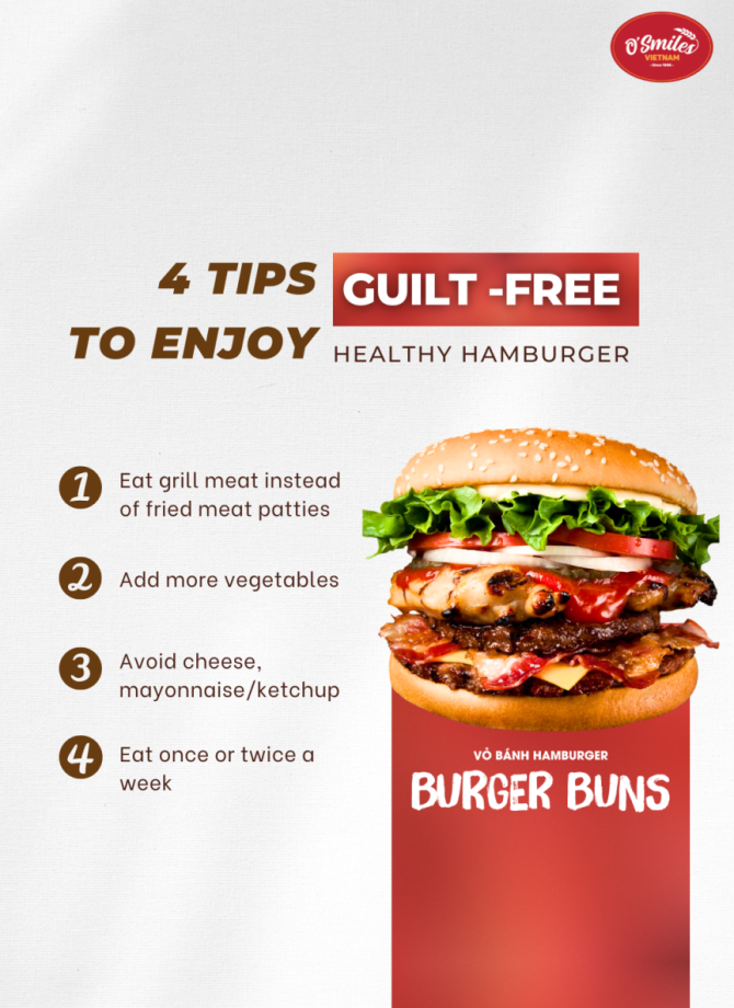 4 tips to enjoy a burger GUILT-FREE!