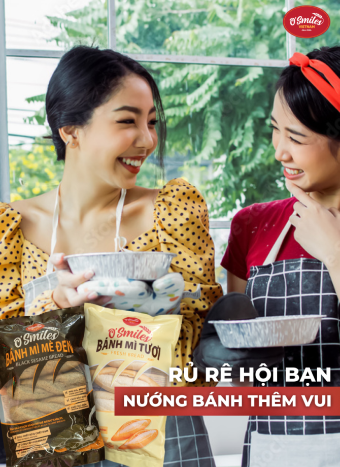 Rủ rê hội bạn, nướng bánh thêm vui