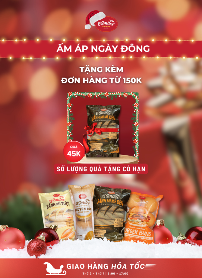 Ấm áp ngày đông, quà tặng khi mua trên 150k