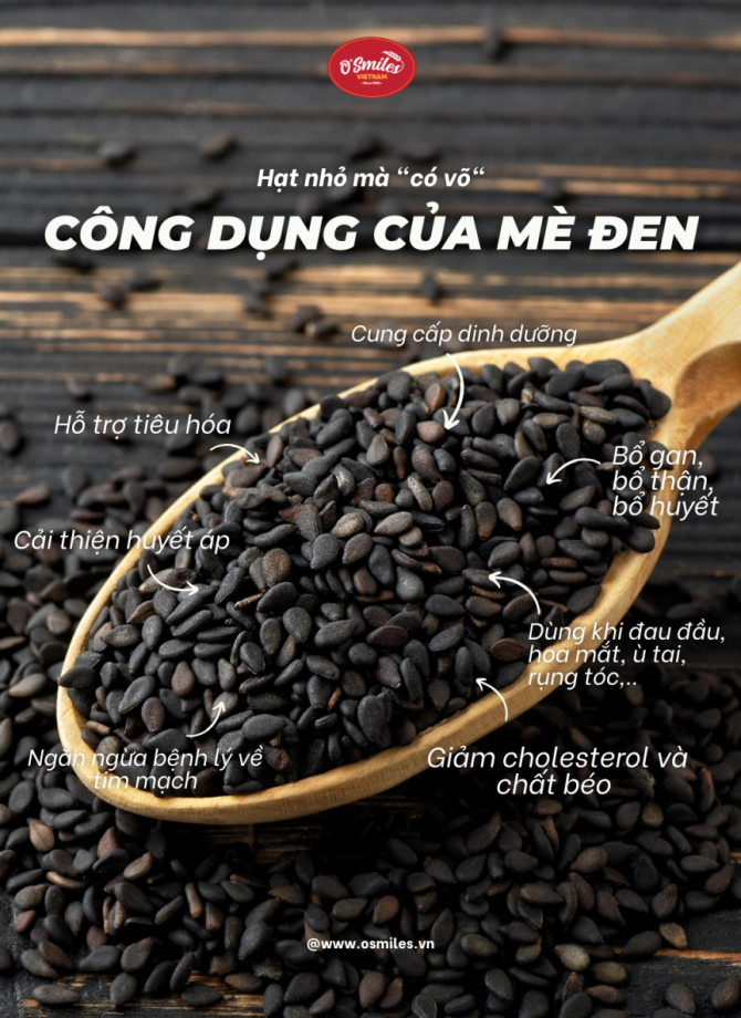 CÔNG DỤNG CỦA MÈ ĐEN