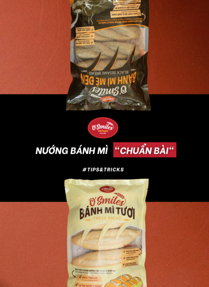 NƯỚNG BÁNH MÌ SAO CHO CHUẨN BÀI