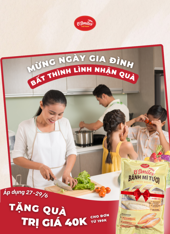 MỪNG NGÀY GIA ĐÌNH - BẤT THÌNH LÌNH NHẬN QUÀ