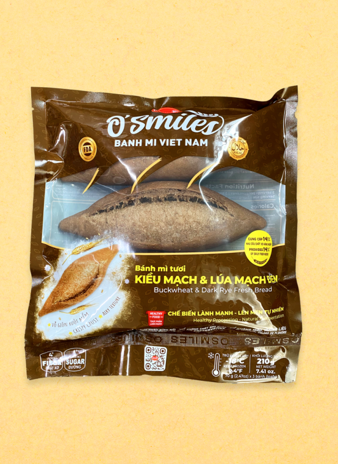 Buckwheat & Dark Rye Bread