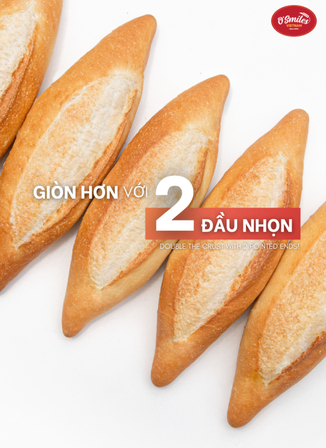 Giòn hơn với 2 đầu nhọn