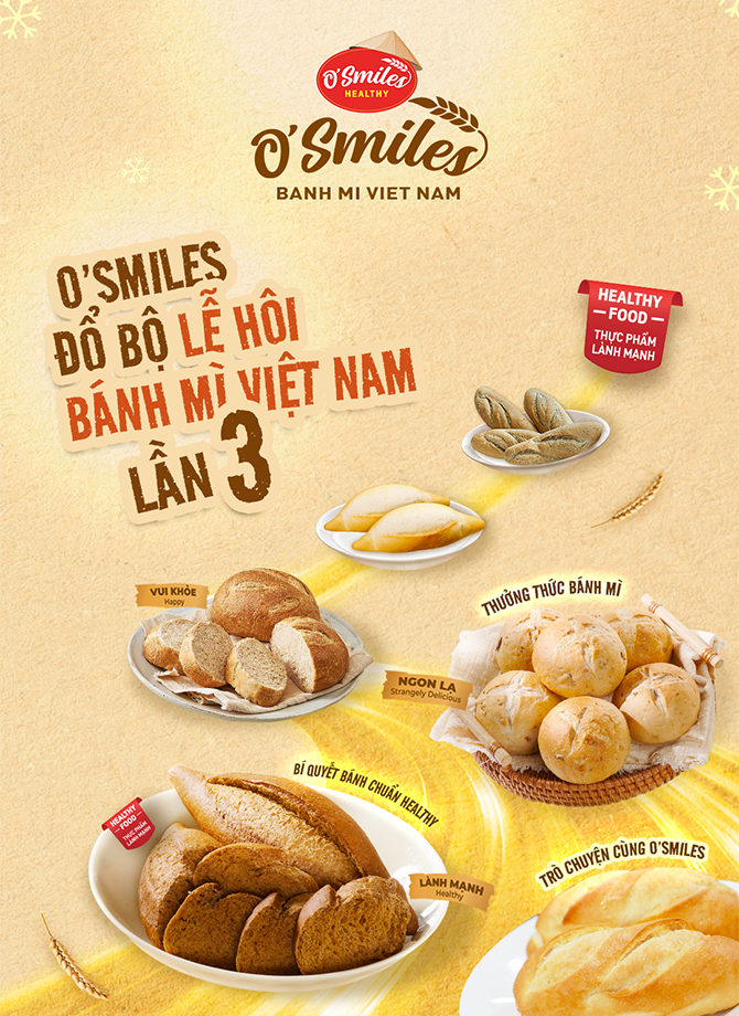 O'Smiles đổ bộ Lễ Hội Bánh Mì lần 3