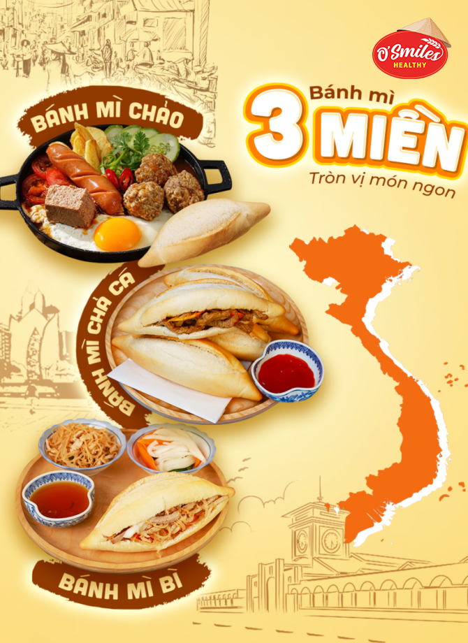 Khám Phá Bánh Mì 3 Miền Trải Dài Trên Đất Việt