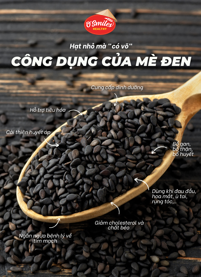 CÔNG DỤNG CỦA MÈ ĐEN
