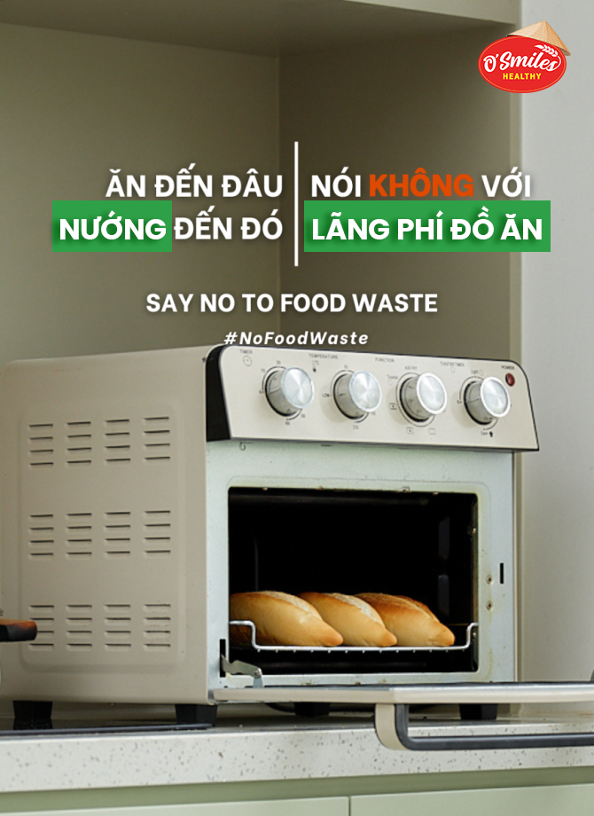 NÓI KHÔNG VỚI LÃNG PHÍ ĐỒ ĂN