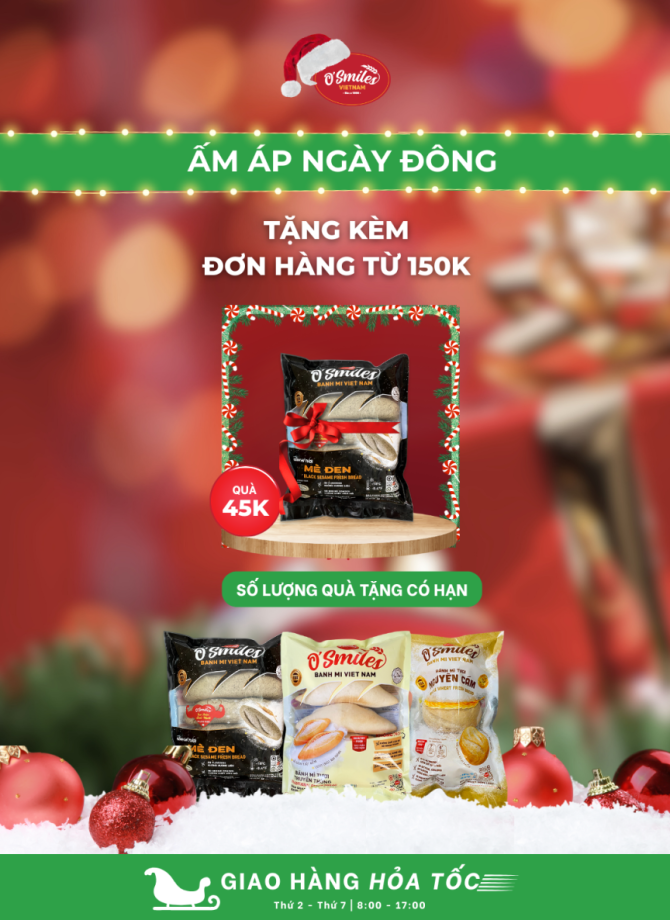 Ấm áp ngày đông, quà tặng khi mua trên 150k