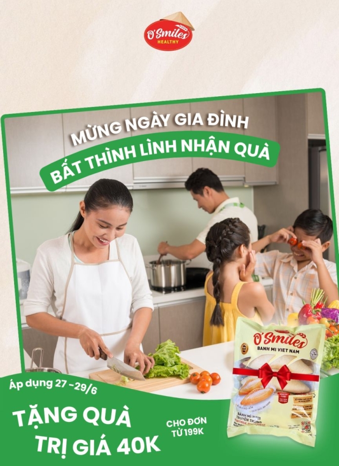 MỪNG NGÀY GIA ĐÌNH - BẤT THÌNH LÌNH NHẬN QUÀ