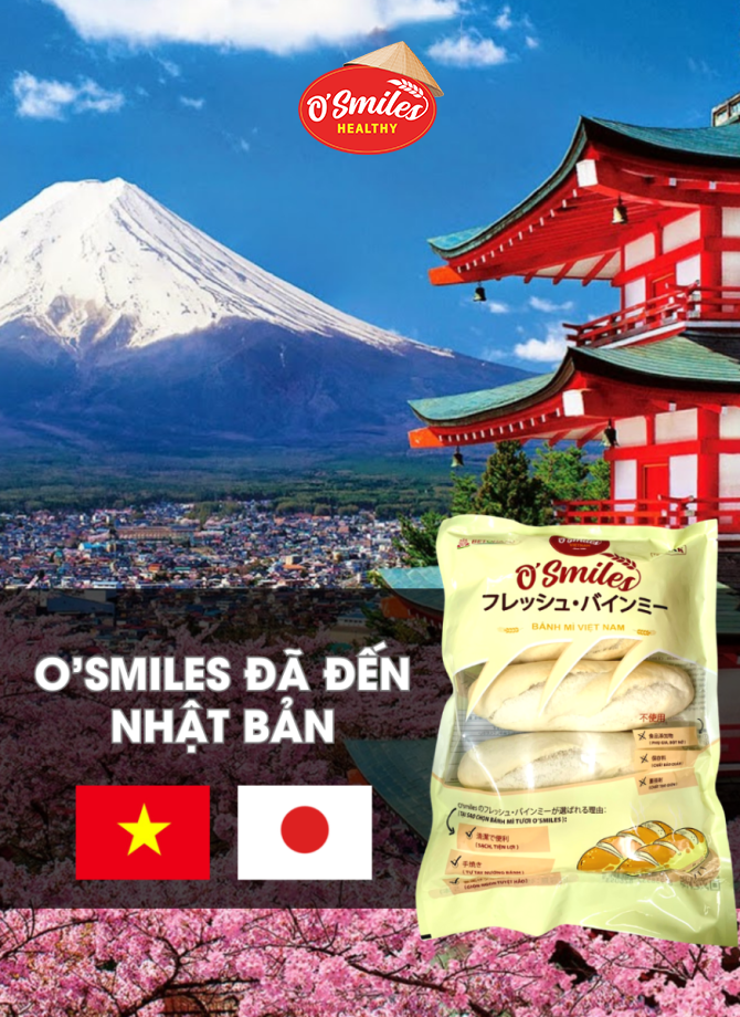O'SMILES Đã Đến Thị Trường Nhật Bản