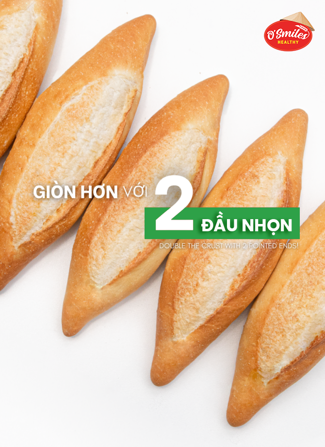 Giòn hơn với 2 đầu nhọn