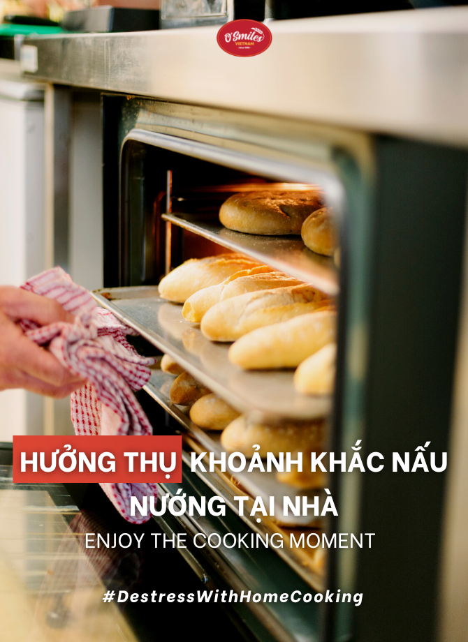 ENJOY KHOẢNG KHẮC NẤU NƯỚNG TẠI NHÀ